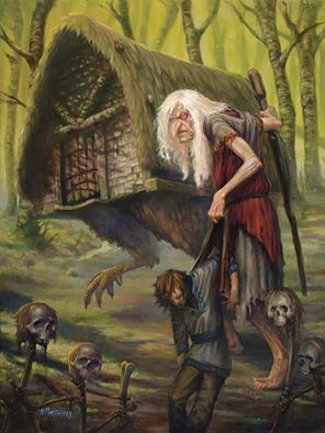 Baba yaga mundo sombrio