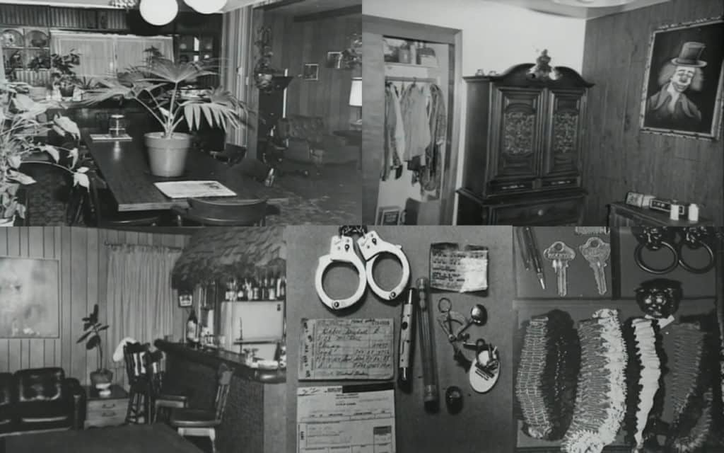 Casa de john wayne gacy e alguns dos objetos confiscados pela polícia1 • mundo sombrio
