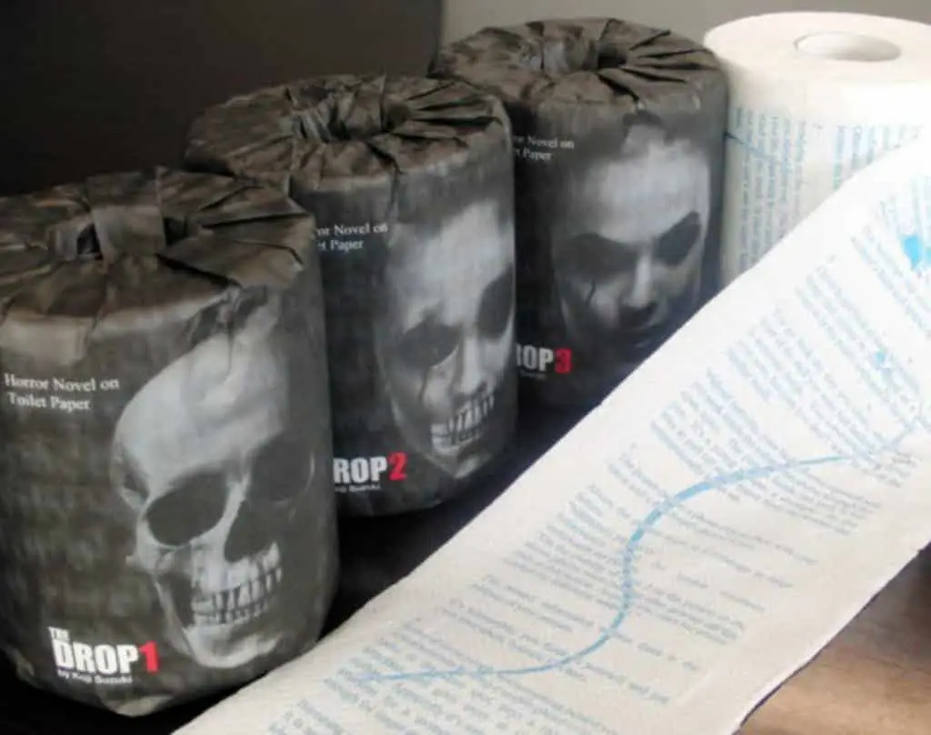 Hayashi paper co the drop horror stories on toilet paper 0 • mundo sombrio