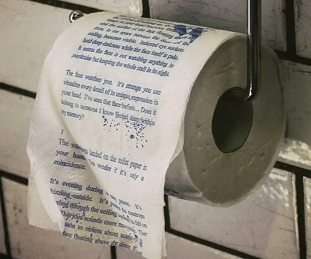 Horror story toilet paper • mundo sombrio