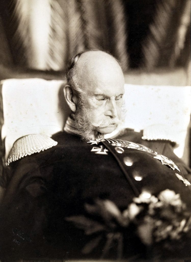 Post mortem portrait of kaiser wilhelm i 1888 crop • mundo sombrio