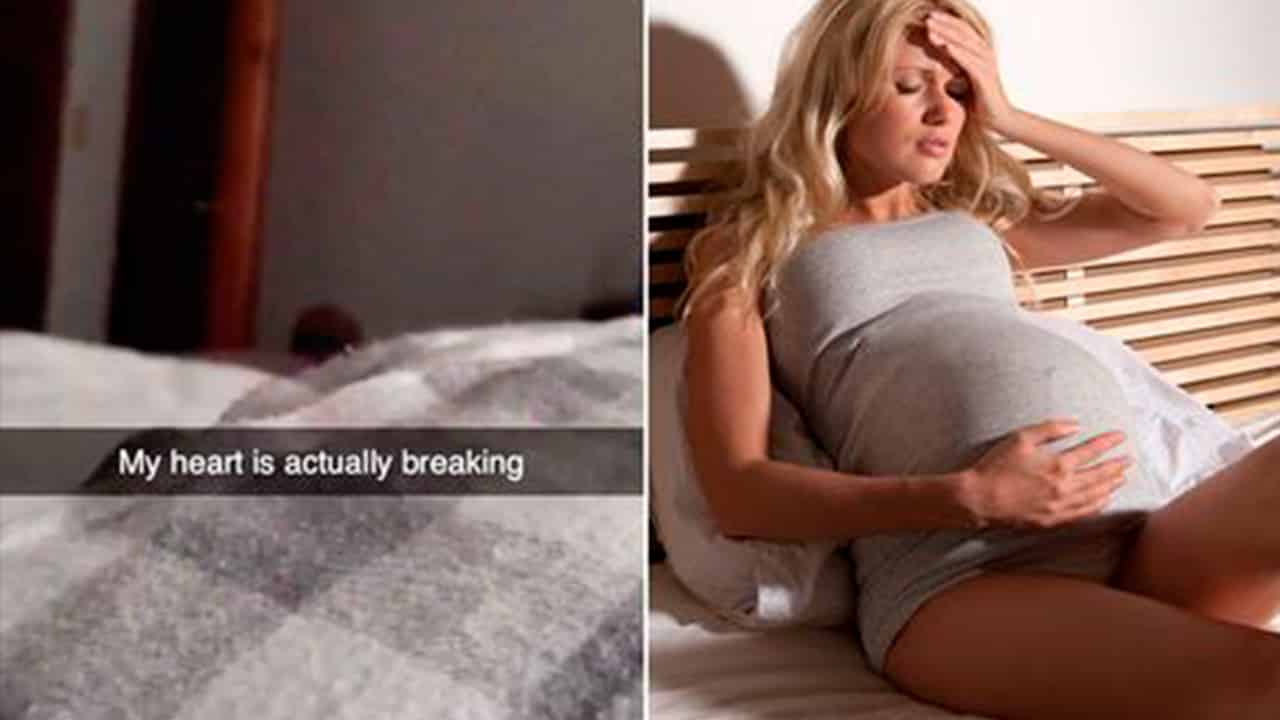 Mulher grávida filmou bebê se mexendo, mas ficou aterrorizada após rever as filmagens