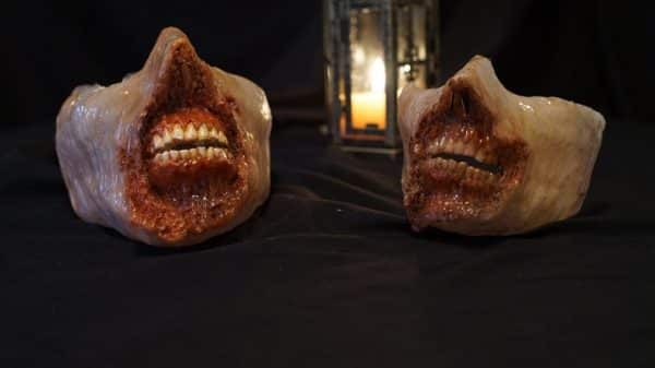 Nova máscara facial de zumbi garante o distanciamento social 4 Il 794xn. 2451393434 a0dd 600x337 1 • mundo sombrio