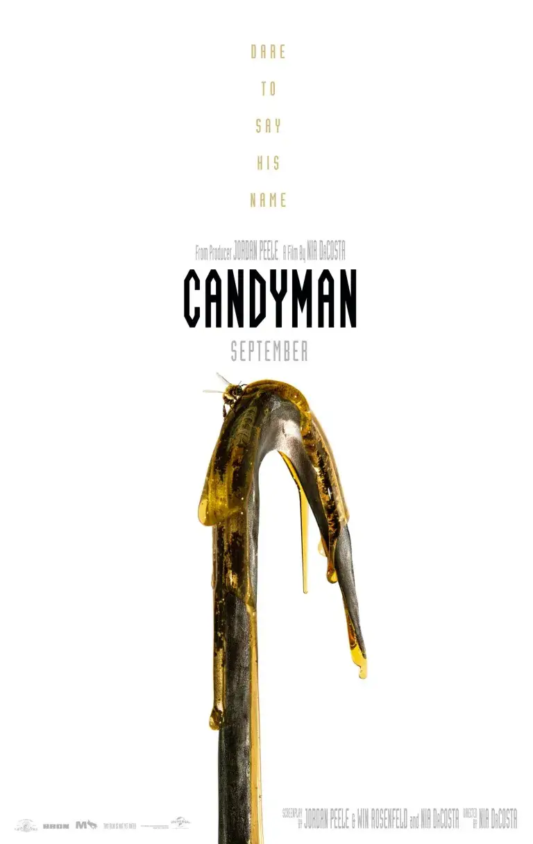 Cartaz a lenda de candyman mundo sombrio