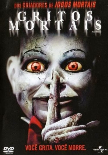 Conheça mary shaw, a fantasma que possui bonecos no filme 'gritos mortais' 3 Capa do dvd de 'gritos mortais' com mary shaw