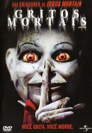 Capa do dvd de 'gritos mortais' com mary shaw