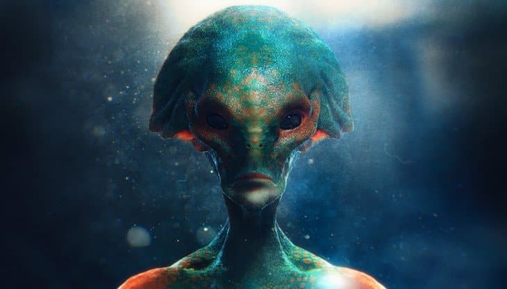 Alien head • mundo sombrio