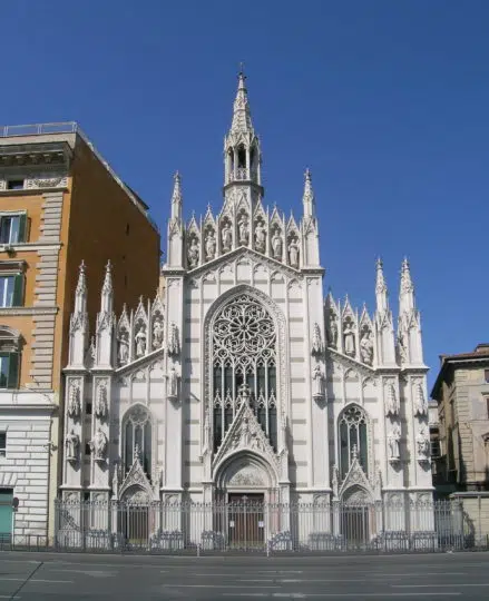 Igreja do sagrado coração do sufrágio, em roma. Nela se encontra o museu das almas do purgatório